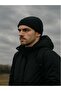 Unisex Black Thin Ribbed Winter Beanie - For Men Or Women - - 2
