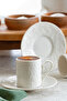 Spring 4-Piece 2-Person Porcelain Coffee Cup Set - 4