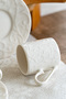 Spring 4-Piece 2-Person Porcelain Coffee Cup Set - 7