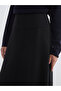 Alita City Lcw Modest Black Plain Long Women's Skirt with a Difference - 3