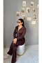 Women's Modal Fabric Soft Textured Zippered Tracksuit Set - 2
