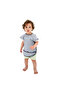 Short Sleeve Waterproof Baby Bib for Feeding, Playing and Activities Gray - 4