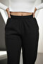 Women's Three Thread Knitted Sweatpants Jogger with Elastic Waist and Legs - 6