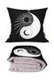 Ying Yang Zodiac Patterned Optional Blanket Pillow Decorative Throw Pillow 38x38cm