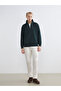 Peak New Season Zippered Stand Collar Men's Thick Sweatshirt - 2