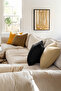 Malcolm Velvet Plain Simple Decorative Throw Pillow Cover with Size Options Black - 5