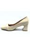 Feles button detailed flat toe heeled women's shoes ten - 4
