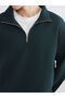 Peak New Season Zippered Stand Collar Men's Thick Sweatshirt - 3