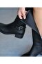 Women's Zippered Below-The-Knee Buckle Long Boots - 6