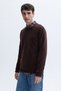 Men's Brown Crew Neck Sweatshirt