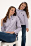 Women's Long Sleeve Basic Shirt, Purple - 50316711-VR245 - 4