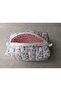 Nil Flowers Quilted Zippered Organizer Bag/Makeup Bag/Pencil Case - Fiber Filled - 4