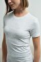 Crew Neck Soft Short Sleeve T-Shirt Gray - 2
