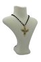 Zircon Stone Kul Model Black Brass Gold Color - 4
