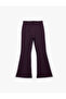 Slim Fit Patterned Flared Pants - 3