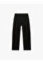 Ribbed Detailed Pocketed Sweatpants with Elastic Waistband - 4