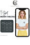 Women's White Relaxed Fit 100% Cotton T-Shirt – Thin Ink & Minimal Abstract Graphic Printed - 8
