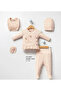 Organic Butterfly Lace Detail Baby Girl 5-Piece Set Hospital Exit - 3