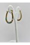 Steel Evil Eye Hoop Earrings - 2