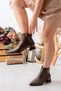 Women's Pointed Toe Boots with Side Buckle New Season - 3