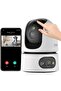 6MP Dual Security Camera for Home with Call Button
