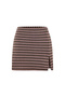 Eva Şort Etek Kahve Pembe - 3