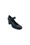 Women's Black Skin Genuine Leather Classic Shoes 5K2Ka59324 - 3