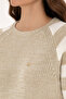 Women's Light Khaki Crew Neck Sweater 50308900-Vr183 - 7