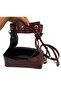 Bag Model Bag Making Apparatus Burgundy Color Light Gold Metallic - 2