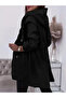 Plus Size Longline Zip-Up Hooded Jacket - 2