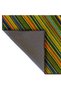 Mosso Green Tones Crossed Stripes Pattern Woven Base Modern Decorative Carpet Mosso1067 - 3