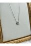 Silver Steel Necklace with Flower Motif | Special Box - 6