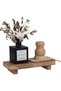 Small Wood Tray Pedestal Stand Farmhouse Bathroom Decor Decorative Wooden Riser Kitchen Soap Dish Holder for Vanity, Counter, Sink, Brown - 7