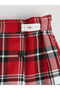 Alita City Lcw Kids Red Plaid Short Girls' Skirt with a Difference - 4