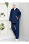 Women's Loose Denim Set with Pants - 2