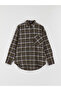 Esvab • Modern & Distinctive Checkered Embroidered Loose Fit Women's Lumberjack Shirt - 2