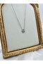 Silver Steel Necklace with Flower Motif | Special Box - 5