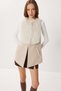 Faux Fur Detailed Cashmere Vest Lwf0050 Cream - 2