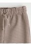 Alita City Lcw Kids Brown Plaid Standard & Regular Wide Leg Girls' Pants with a Difference - 3