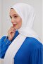 شال قطني أبيض مطوي - 3