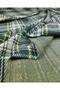 Knitted in Green, Yellow and Beige Colors Width: 140 cm - 2