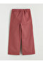 Pink Elastic Waist Adjustable Girls' Trousers - 4