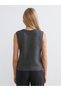 Crew Neck Women's Knitwear Vest - 8