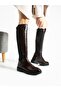 Abi̇sso Brown Elastic Women's Boots