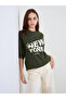 Green Graphic Oversized T-Shirt