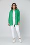 Women's Oversized Nefti Green Long Sleeve Shirt Stylish Trend - 3