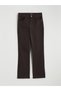Alita City Lcw Jeans with a Difference in Color Brown Denim Straight Spanish & Flare High Waist Spanish Leg Women's J - 5