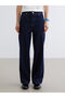 Wideleg Women's Jean Trousers - 2