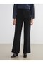 Lcw Visionblack Slim Fit Wide Leg Women's Trousers - 2