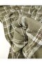 Knitted in Green Mustard Ecru Colors (Width 140 cm X Length 200 cm) - 5